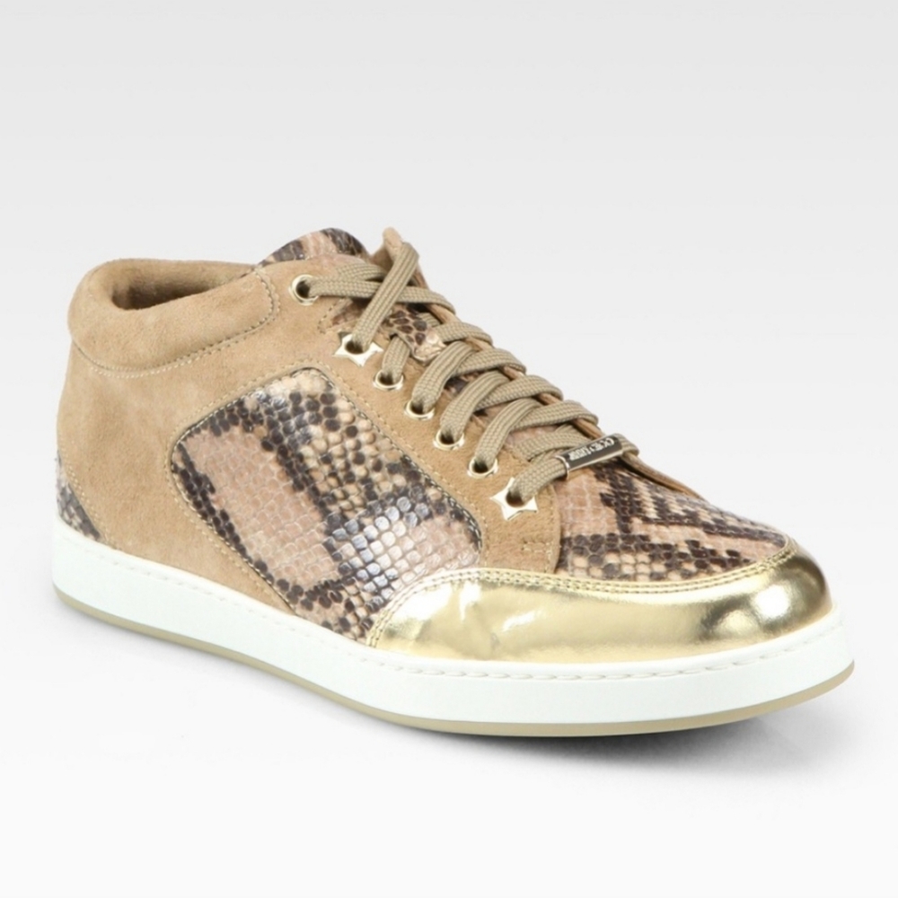 Jimmy Choo mid-top sneakers